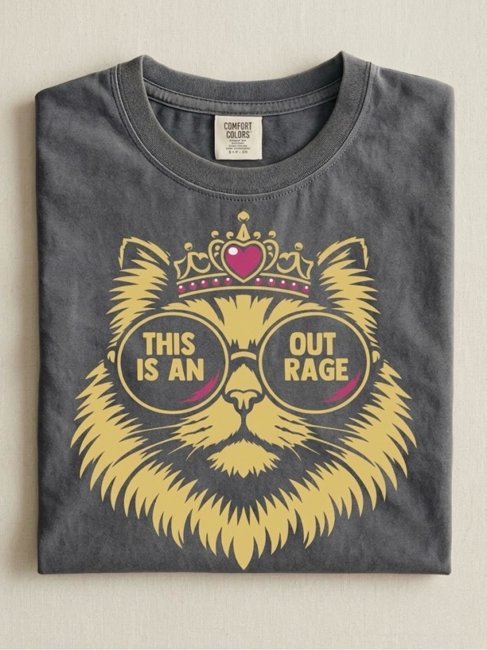 Comfort Colors Dungeon Crawler Carl Tee Princess Donut Fantasy Book Reader Tee